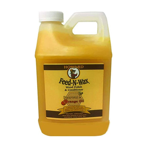 Howard Feed-N-Wax Natural Wood Wax - 1.9L