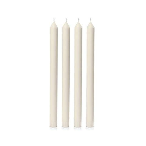 Hueseeka Dinner Candle 30cm | Pack of 4 | Ivory