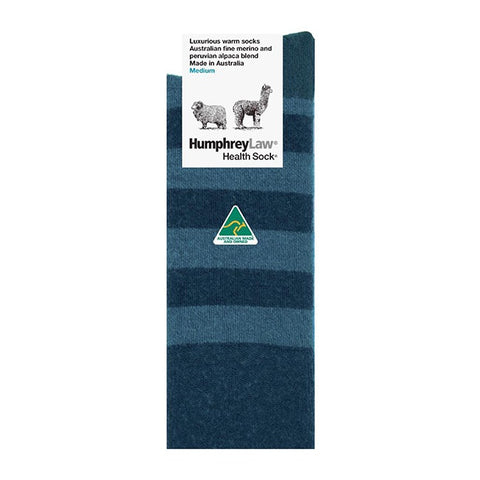 Humphrey Law Merino Alpaca Blend Health Socks in Teal