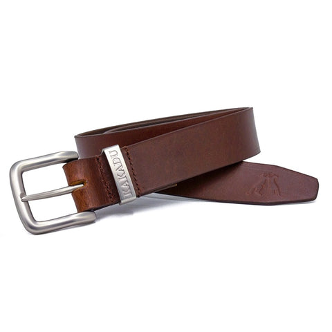 Ironbark Belt Single Keeper in Cognac