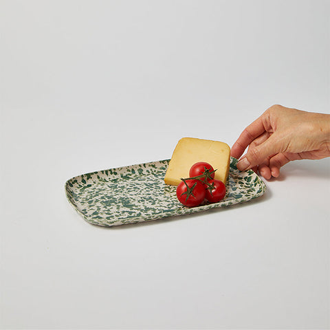 Jones & Co Pinchos Green Splatter Tray