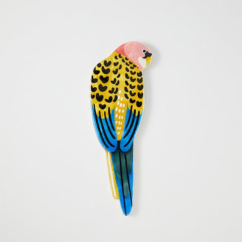Jones & Co Aerial Yellow Rosella Wall Art