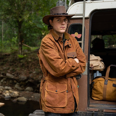Pilbara Jacket Rust by Kakadu Traders