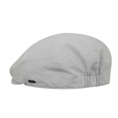 Light gray flat cap on a white background