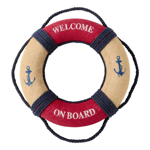 Life Ring Red/Navy/Taupe