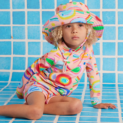 Halcyon Nights Swim Bucket Hat - Fancy Fins