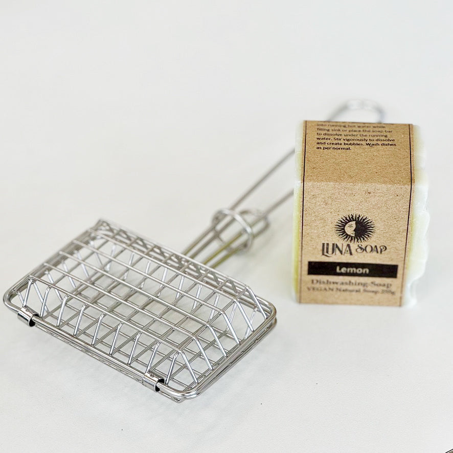 Old Fashioned Soap Shaker - Stainless Steel