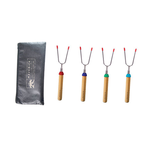 Maverick Flinders Twist & Turn Marshmallow Fork Set of 4 package