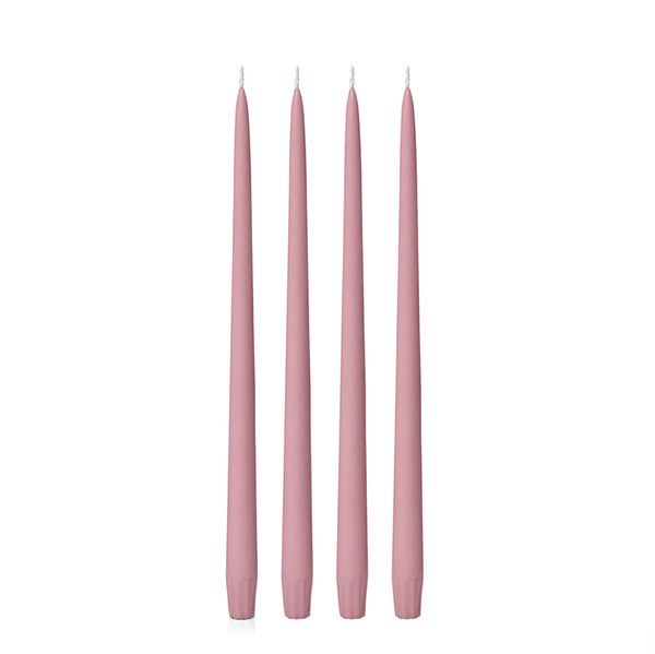 Moreton Eco Taper Candle (Pack of 4) Dusty Pink