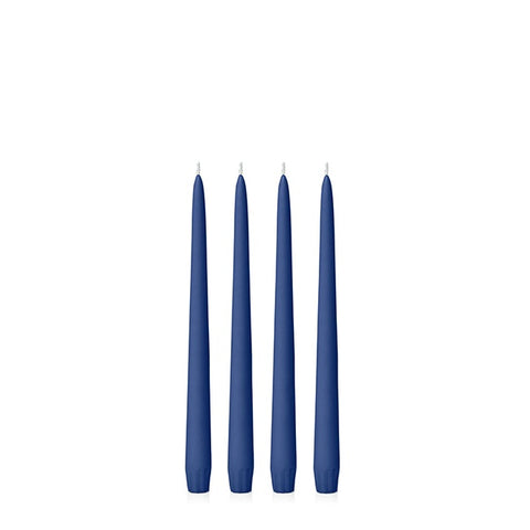 Hueseeka Eco Taper Candle (Pack of 4)  Navy