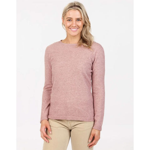 Native World Crew Neck Plain Sweater Lily