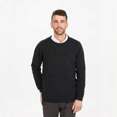 Crew Neck Sweater in Charcoal by Native World