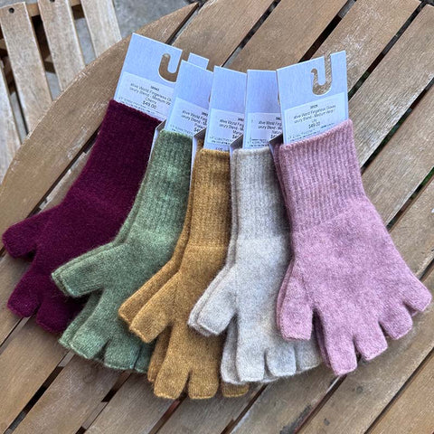 Native World Fingerless Gloves Luxury Blend - Medium Wrist