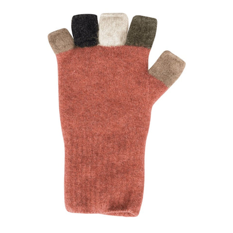 Native World Multi Colour Fingerless Gloves - OSFM