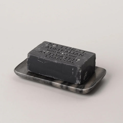 Rectangle Marble Soap Dish - Grey
