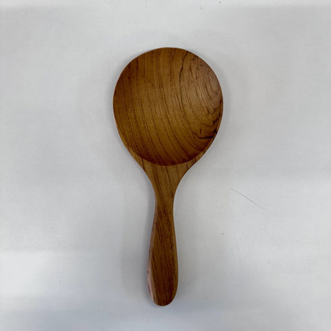 wood rice spoon