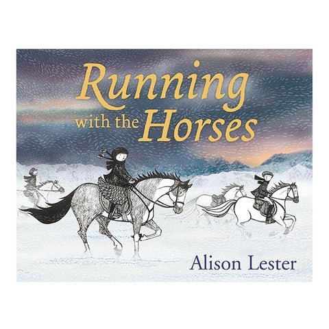 Book cover Running With The Horses by Alison Lester