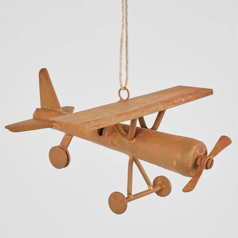 Rustic Rundle Plane Hanging Ornament