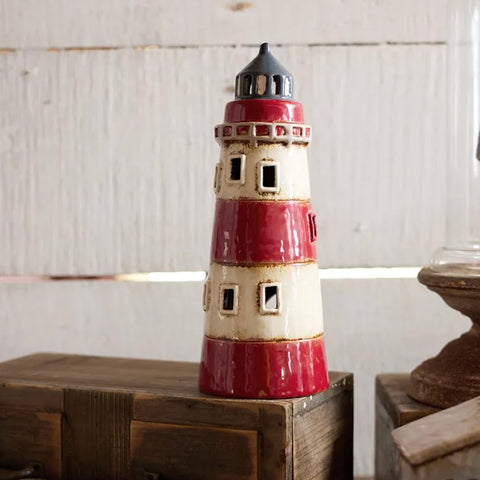 Saint Malo Tea Light Lighthouse