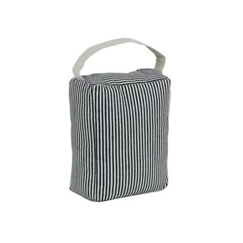 Sanders Door Stop in Black Stripe by Coast to Coast