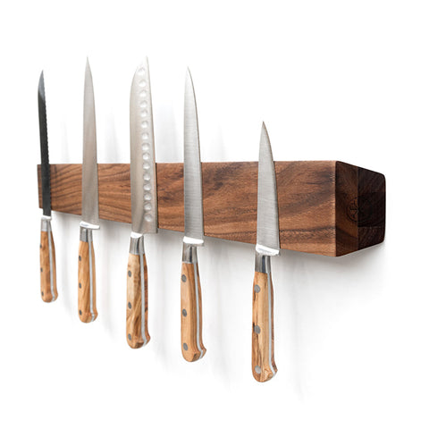 Magnetic Knife Rack 550 in Black Walnut by Sands Made