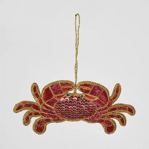 Sequin Hanging Decoration -  Crabbing Around 