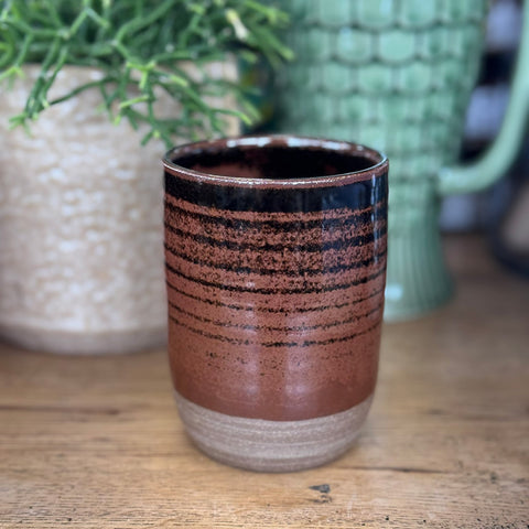 Shelley Panton Hand-Thrown Pottery Cup Tenmoku