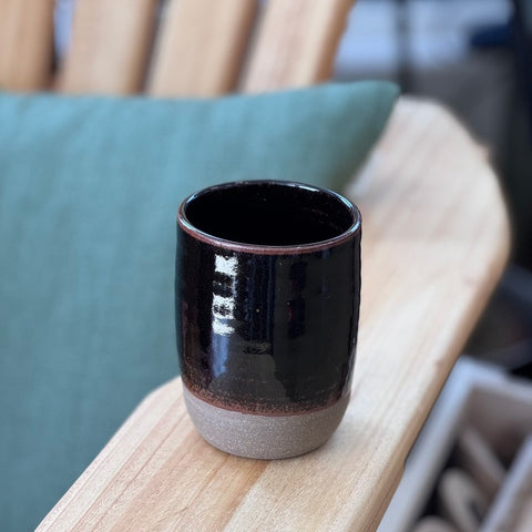 Shelley Panton Hand-Thrown Pottery Cup Tenmoku