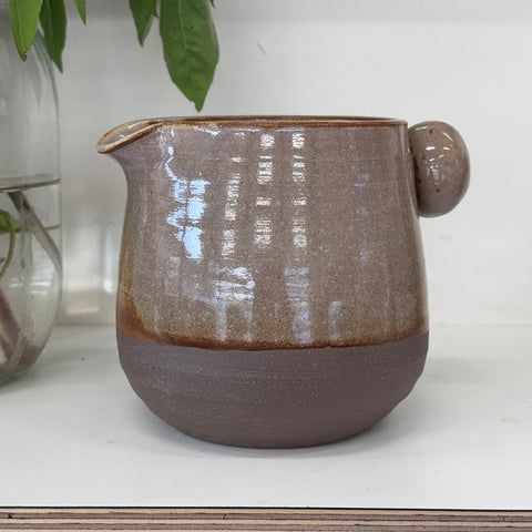 Shelley Panton Hand-Thrown Pottery Pourer  w Knob - Blush