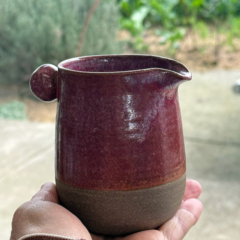 Shelley Panton Hand-Thrown Pottery Pourer Watermelon w Knob