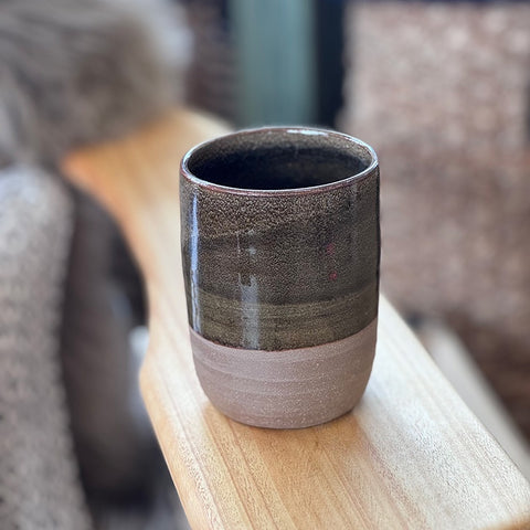 Shelley Panton Pottery Cup Olive Dark Clay