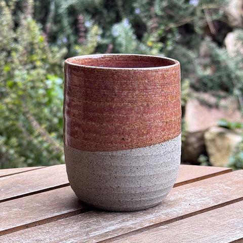 Shelley Panton Pottery Cup Speckle Clay - Mandarin