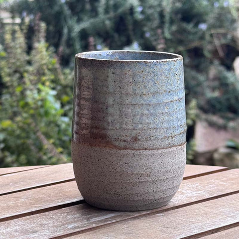 Shelley Panton Pottery Cup Speckle Clay - Oberon Blue