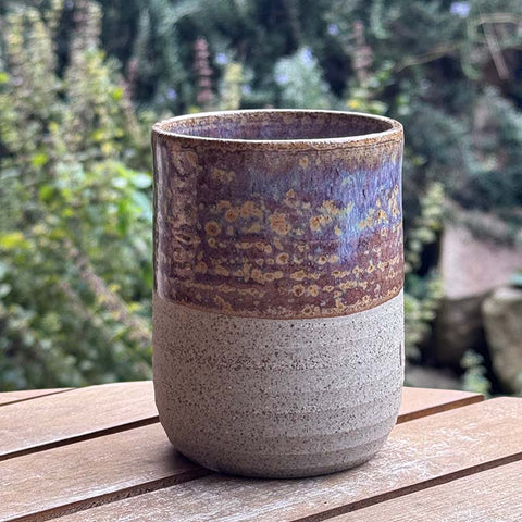 Shelley Panton Pottery Cup Speckle Clay - Rockmelon