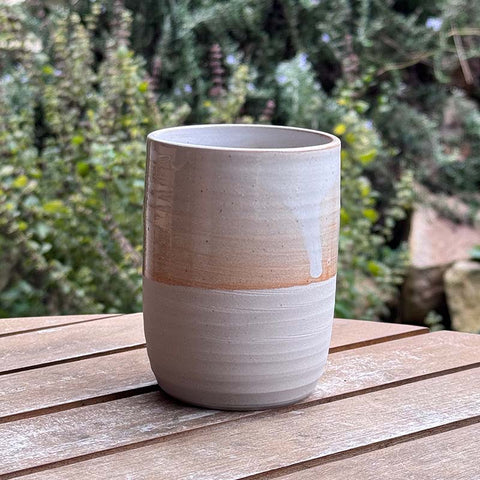Shelley Panton Pottery Cup White Clay - Shino