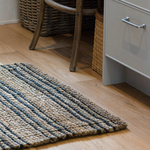 Smith Stripe Jute Oversized Mat 