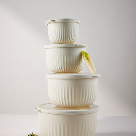 SVNA Stack & Store Deep 4pcs Set Cream