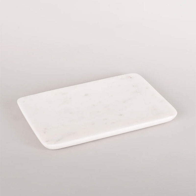 White Marble Soap Dish 20cm x 13cm