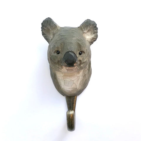 Wildlife Garden Handcrafted Animal Hook - Koala