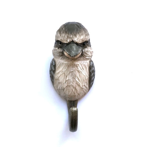 Wildlife Garden Handcrafted Animal Hook - Kookaburra