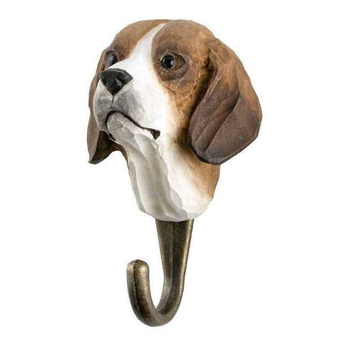 Wildlife Garden Handcrafted Animal Hook | Beagle