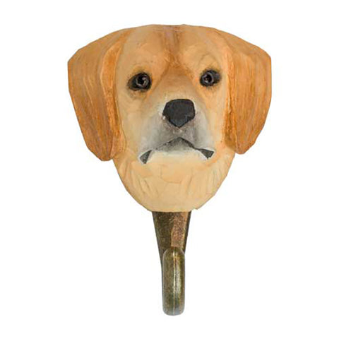 Wildlife Garden Handcrafted Animal Hook - Golden Retriever