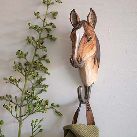 Wildlife Garden Handcrafted Animal Hook - Arabian Horse