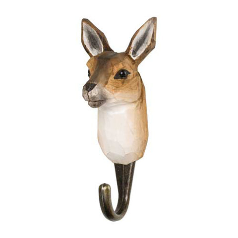 Wildlife Garden Handcrafted Animal Hook | Kangaroo