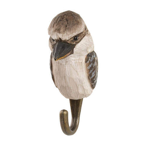 Wildlife Garden Handcrafted Animal Hook | Kookaburra