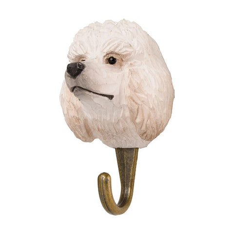 Wildlife Garden Handcrafted Animal Hook | Poodle