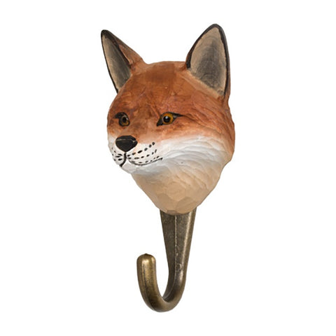 Wildlife Garden Handcrafted Animal Hook | Red Fox