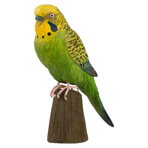 Wildlife Garden Handcrafted Deco Bird - Budgerigar