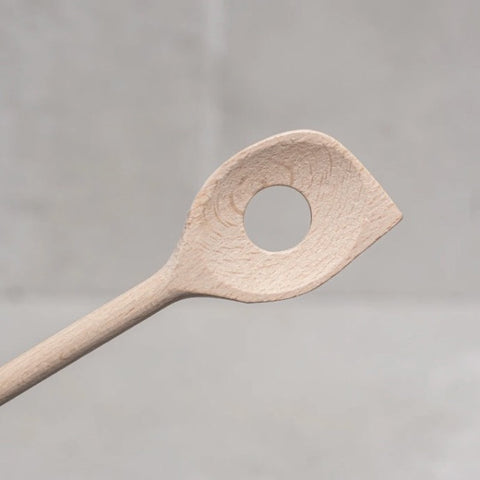 Wooden Scraper Spoon w Hole 30cm