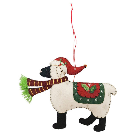 Wool Felt Christmas Decoration - Sheep